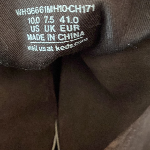 Keds Women’s Suede High Top Lace Up Sneakers Brown Size 10 - Picture 8 of 14